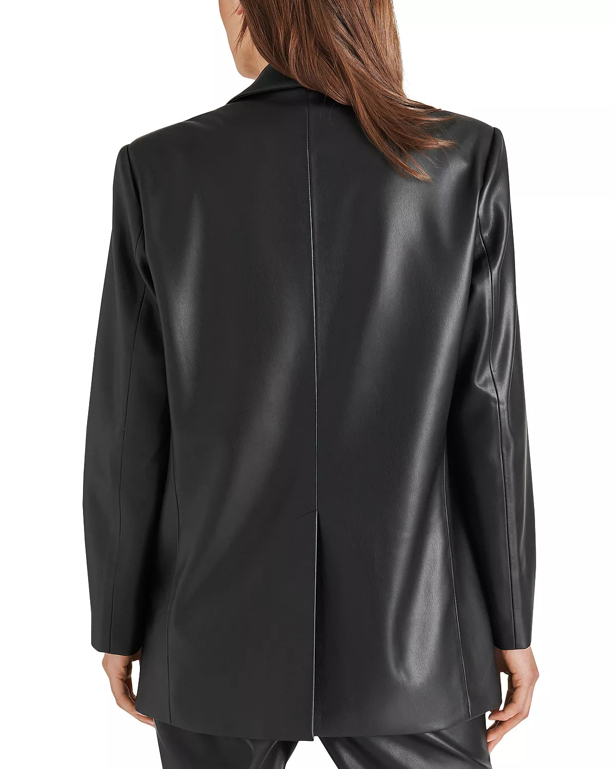 Imaan Faux Leather Blazer