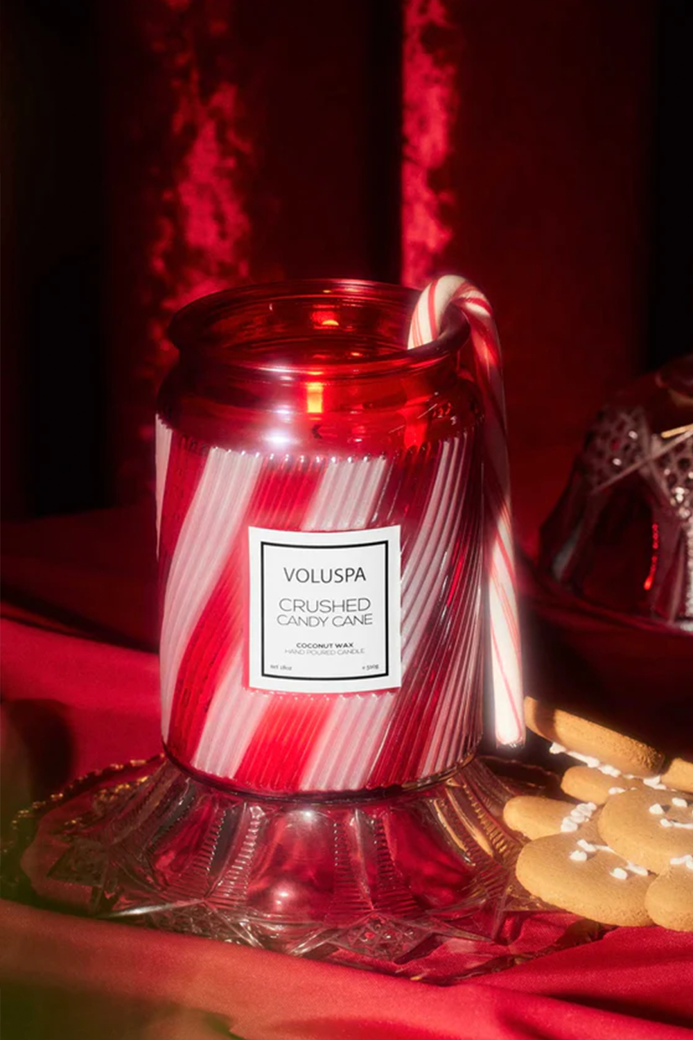 6oz Crushed Candy Cane Candle