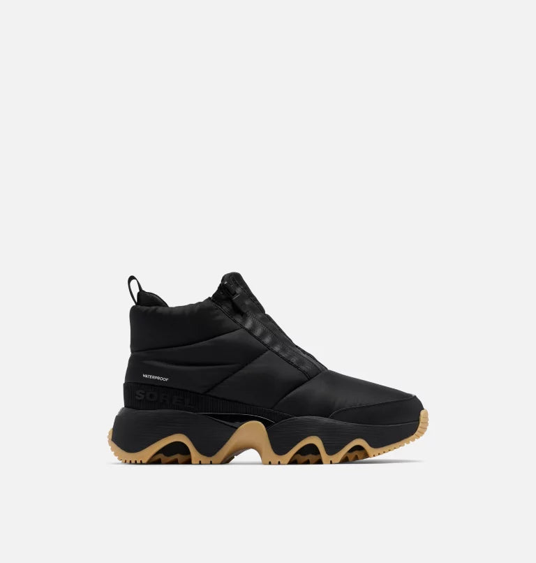Kinetic Impact Puffy Zip Boot in Black