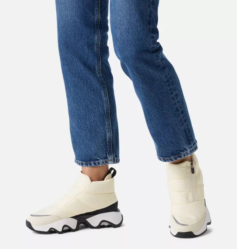 Kinetic Impact Puffy Zip Boot in Chalk