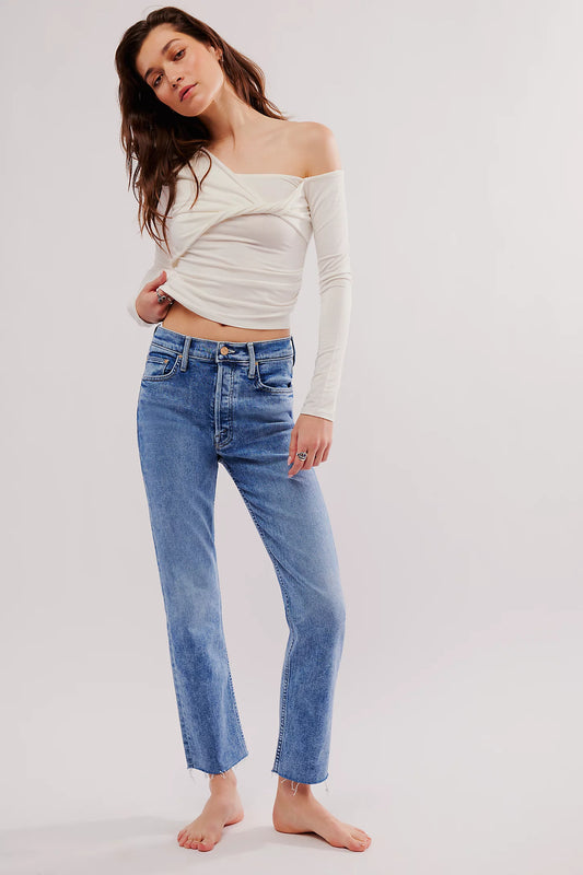 Tomcat Ankle Fray Jeans in On the Road