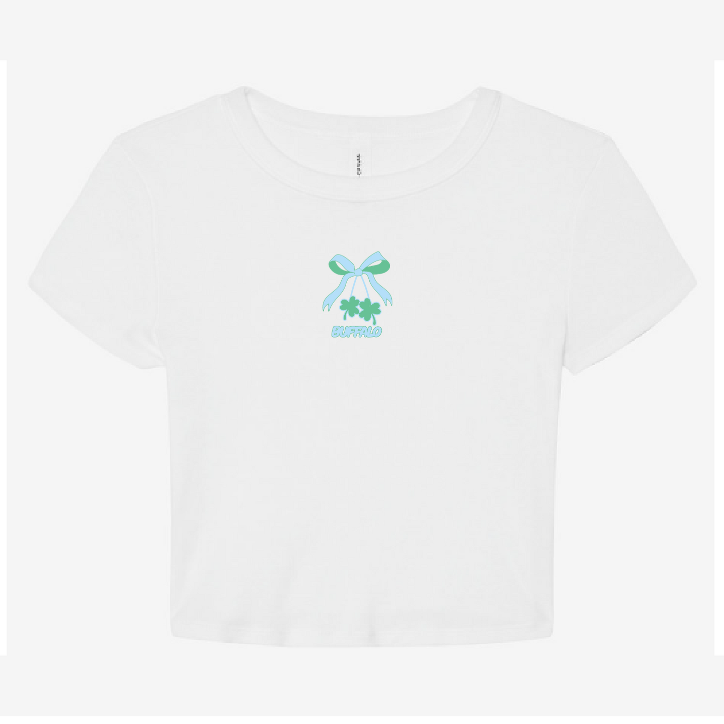 Clover Bow Baby Tee