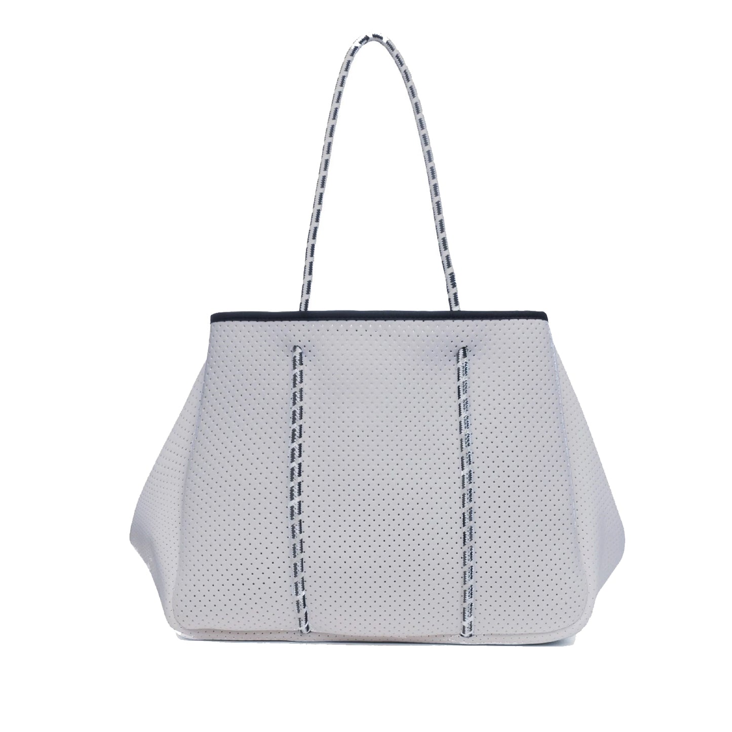 Neoprene tote in Silver