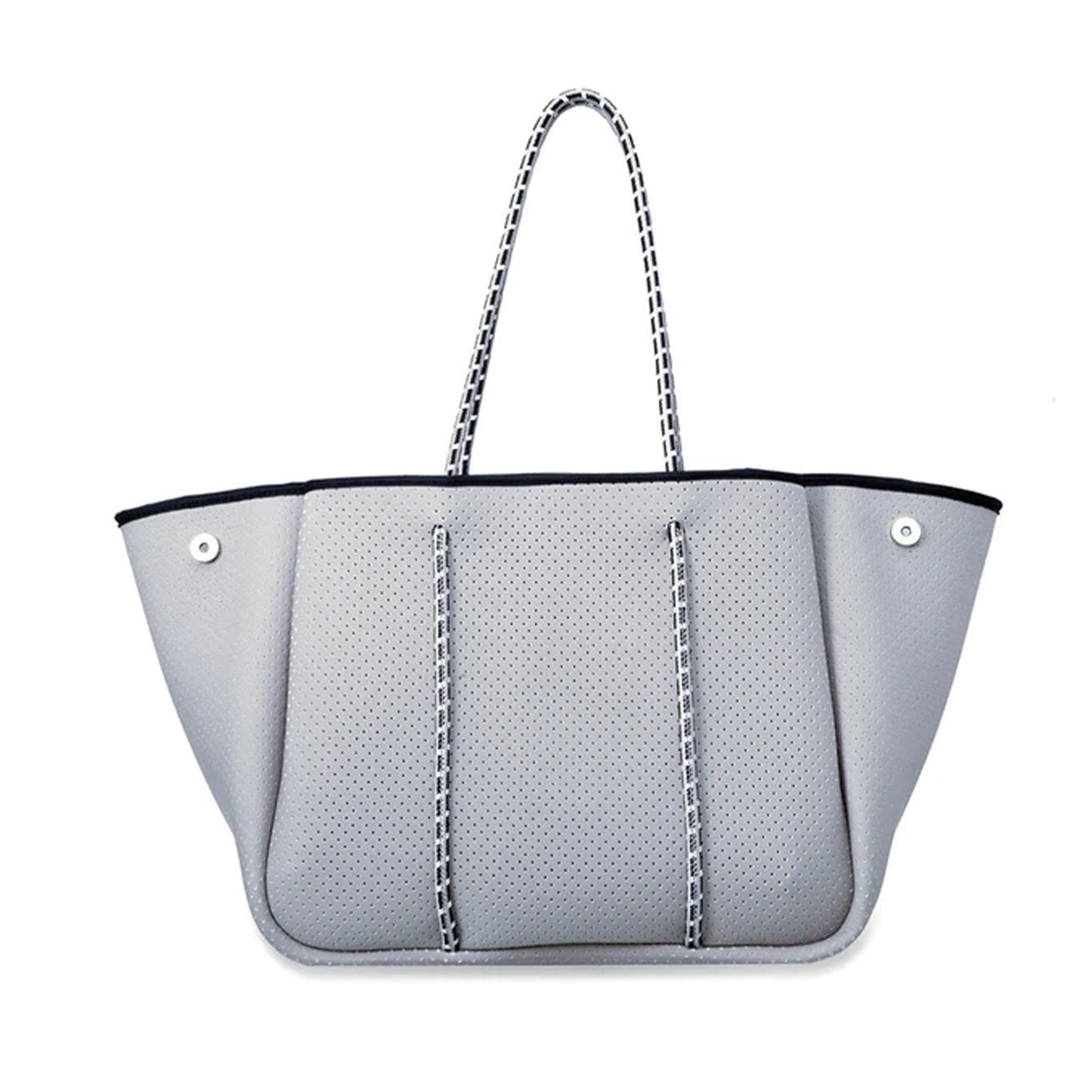 Neoprene tote in Silver
