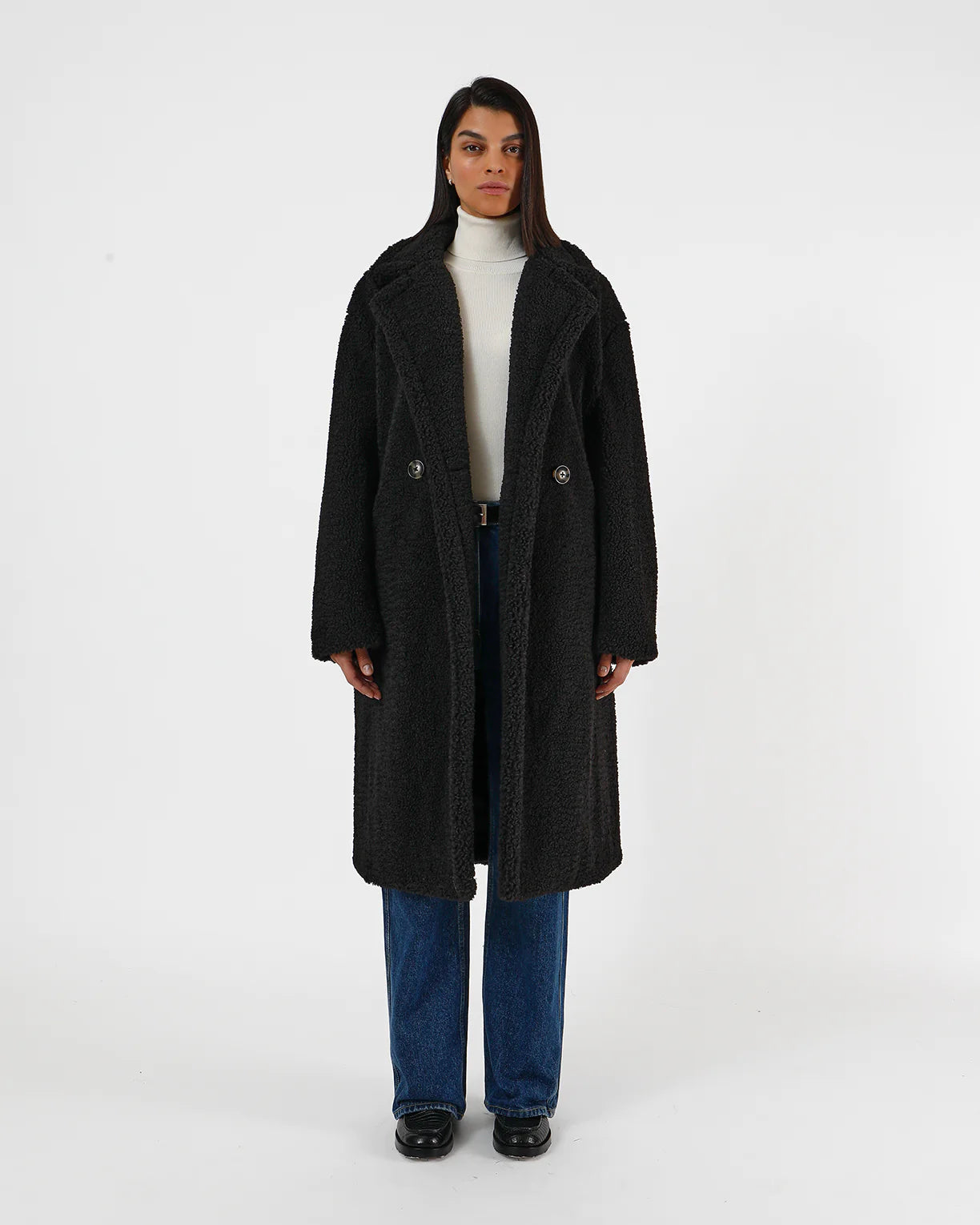 Anoushka Coat in Noir