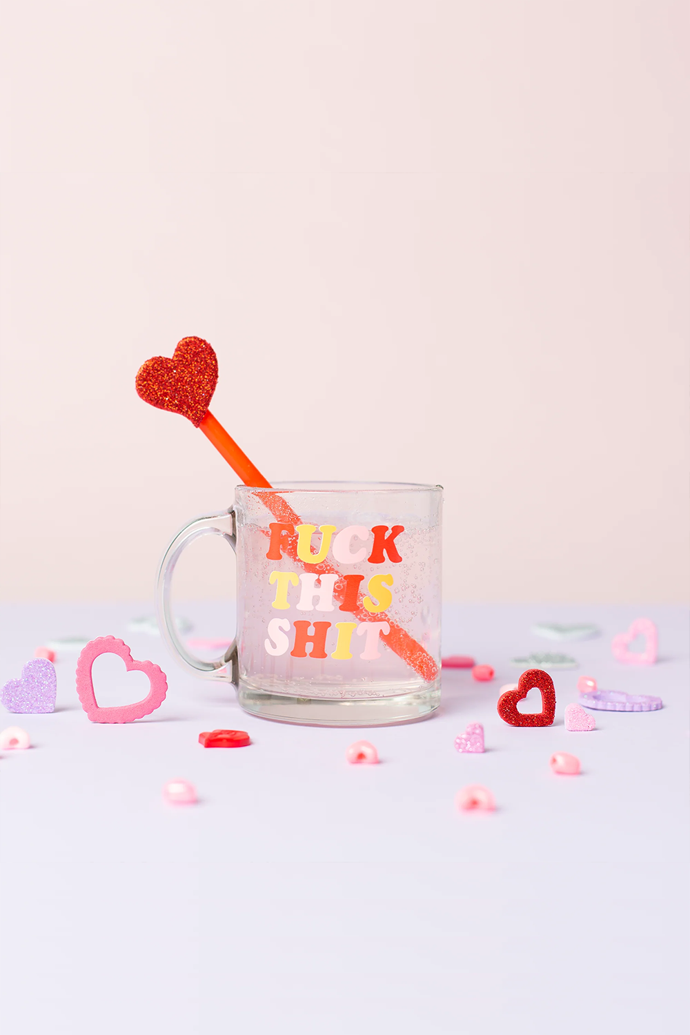 Fuck This Shit Clear Glass Mug