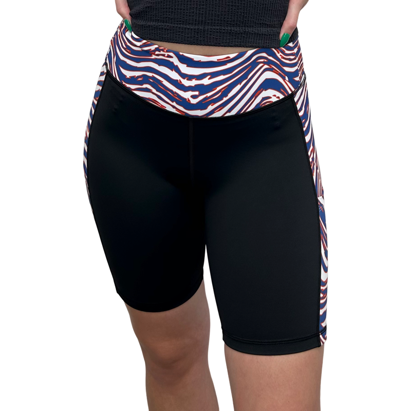 Black Zebra Bike Short