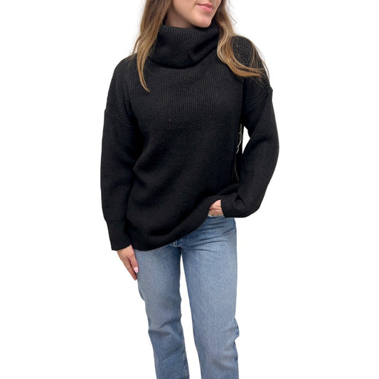 Turtleneck Sweater in Black