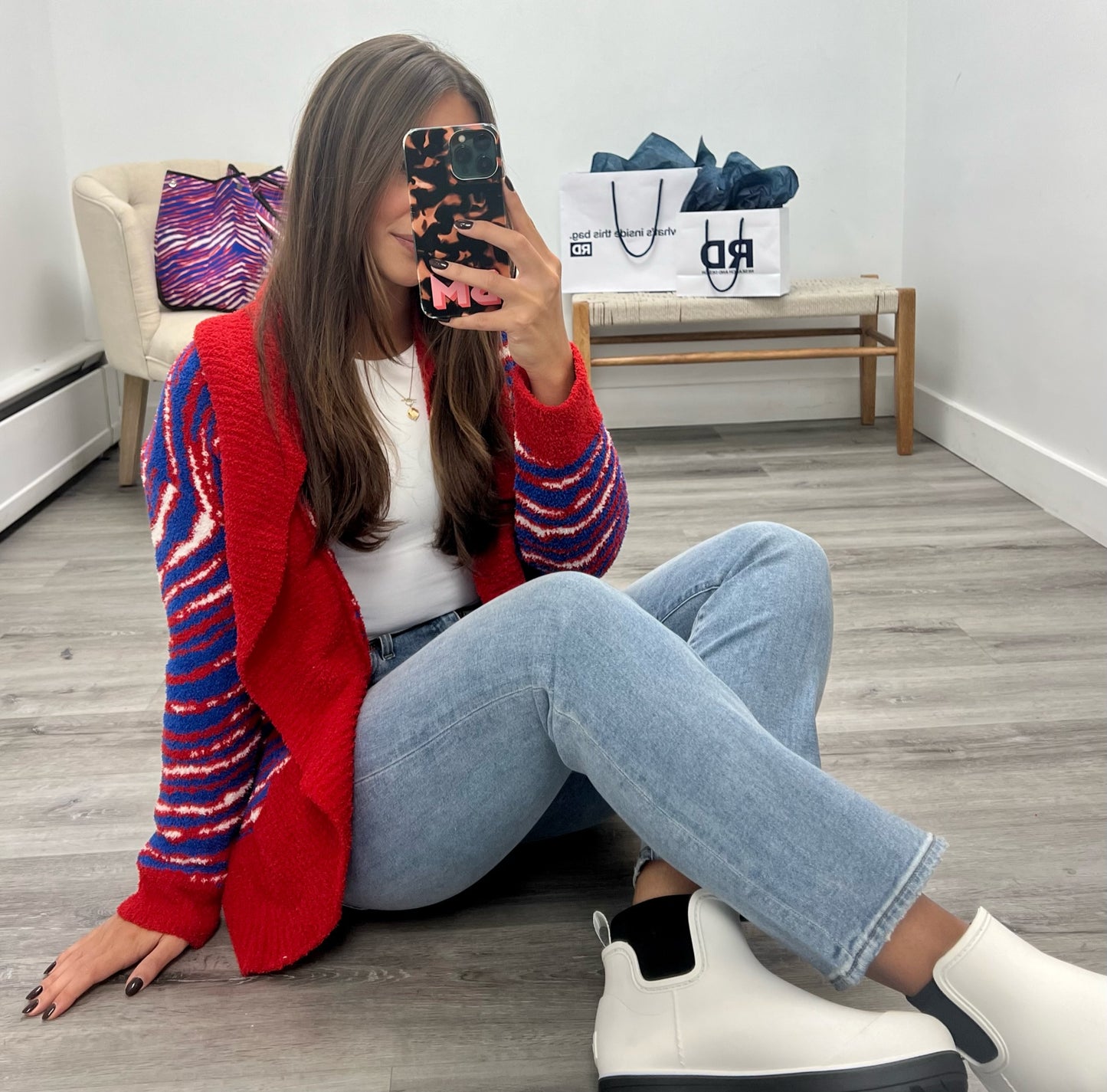 Buffalo Zebra Plush Cardigan