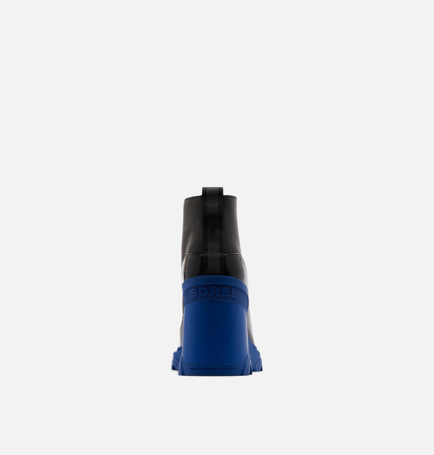 Brex Heel Zip Boot in Black/Cobalt