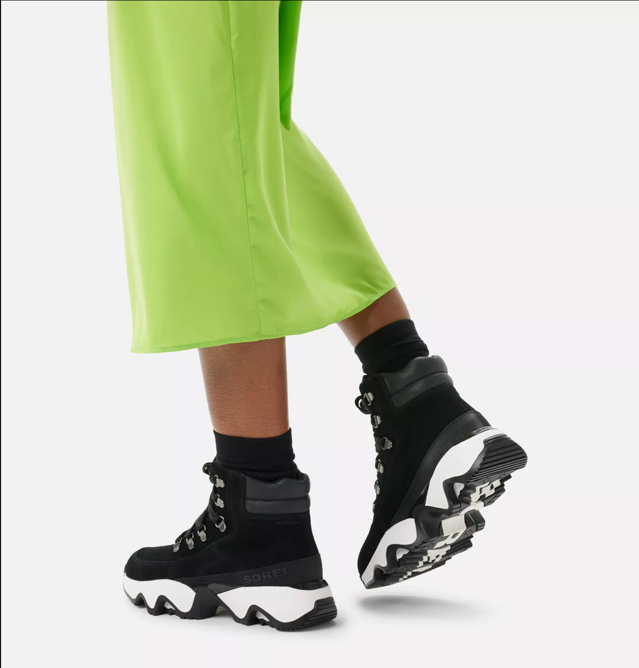 Kinetic Impact Conquest Sneaker Boot in Black