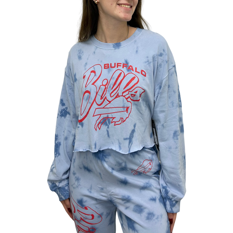 Bills Cropped Tie-dye Crew