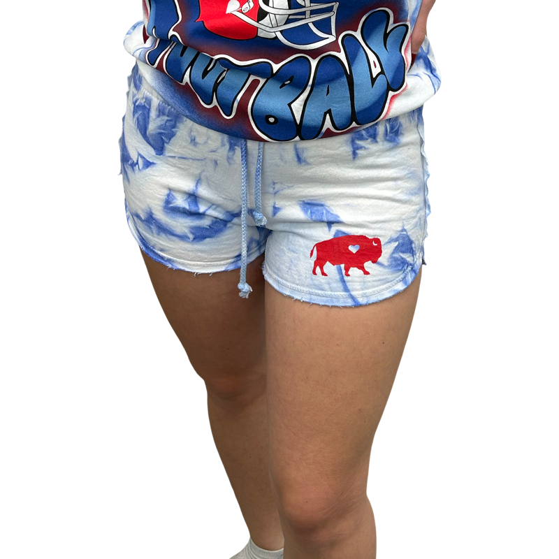 Standing Buffalo Tie Dye Short