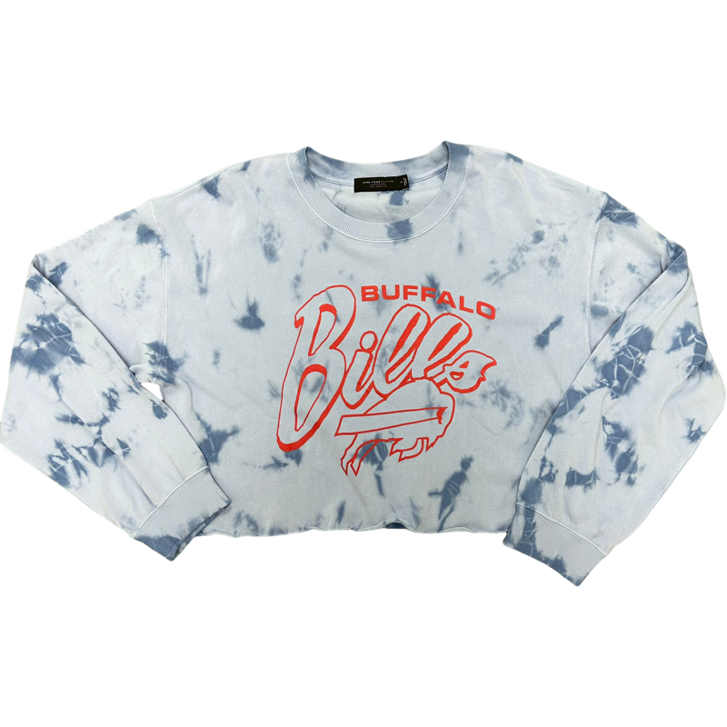Bills Cropped Tie-dye Crew
