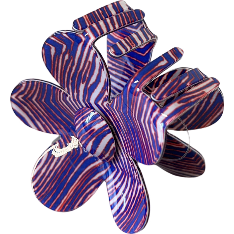 Zubaz Flower Claw Clip