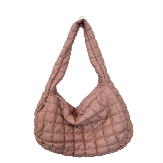 Vegan Carry All Quilted Bag in Pink