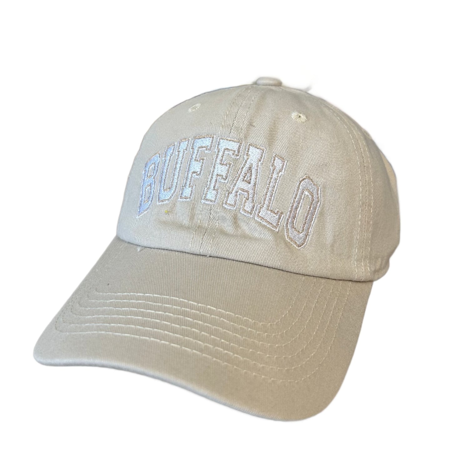 Buffalo Varsity Baseball Cap in Latte