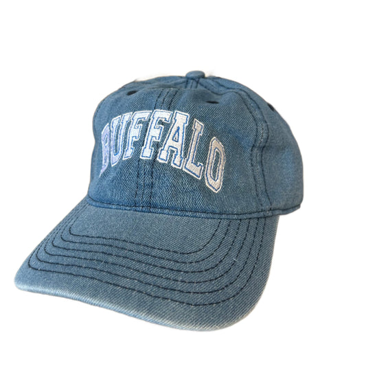 Buffalo Varsity Baseball Cap in Blue Jean