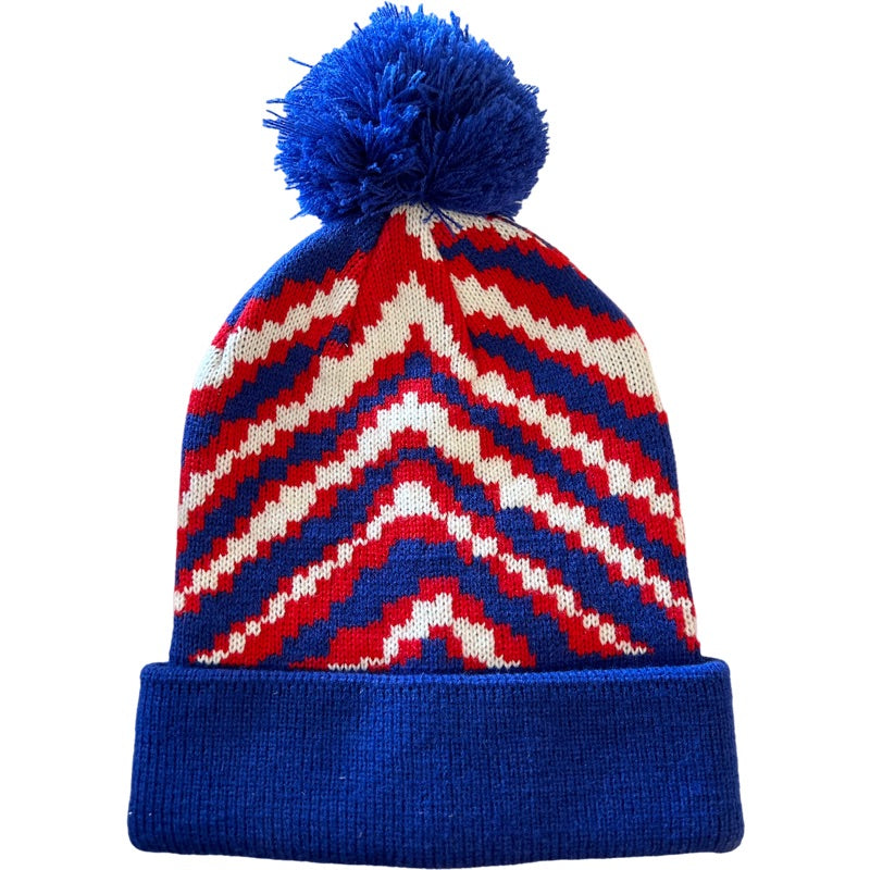 Buffalo Zebra Pom-Pom Hat