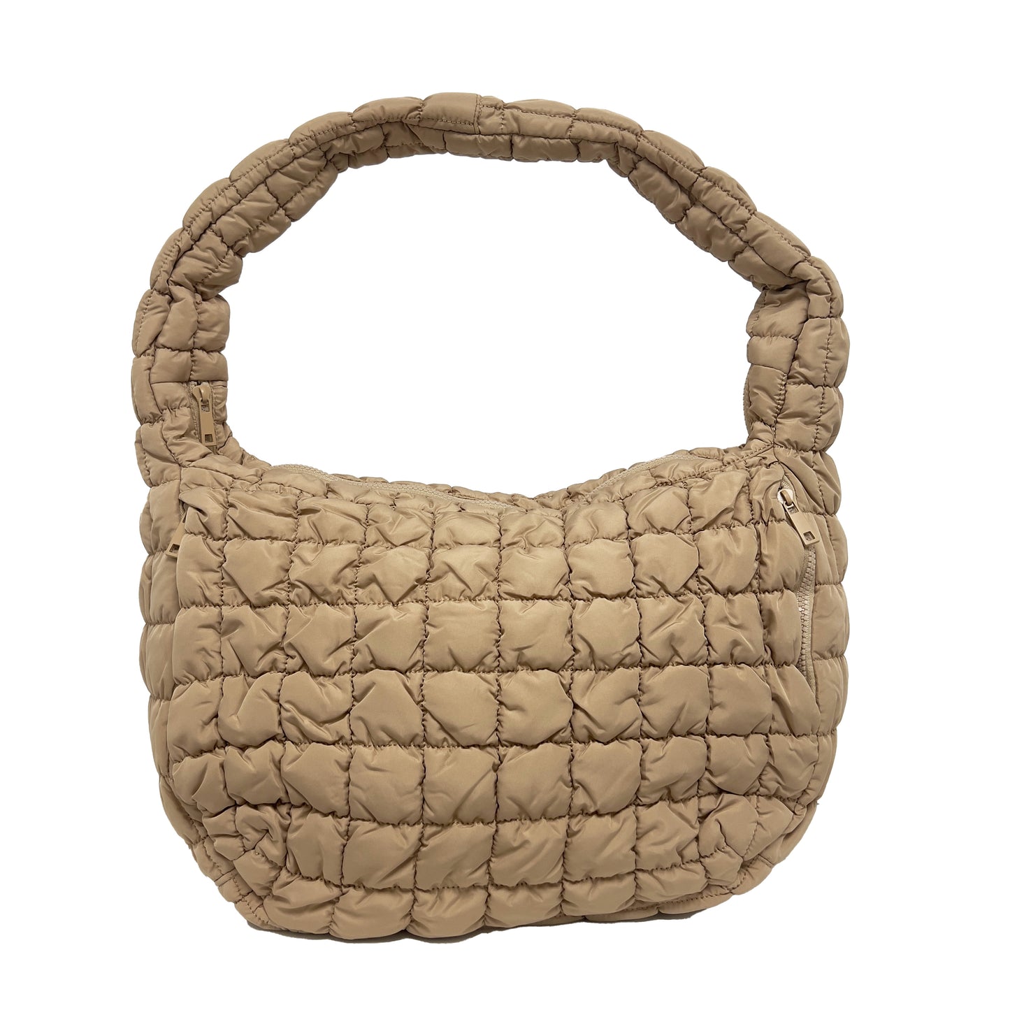Carry All Quilted Bag Beige