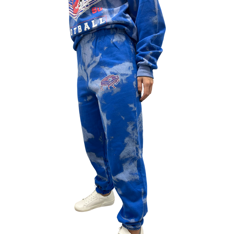Zebra Buffalo Bleached-Dye Jogger