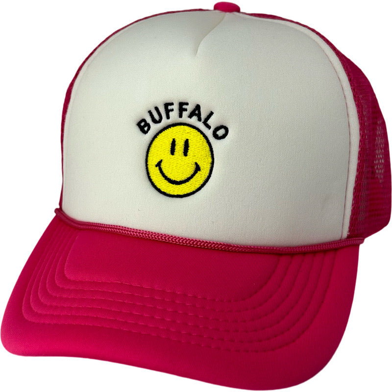 Buffalo Smiley Face Trucker Hat