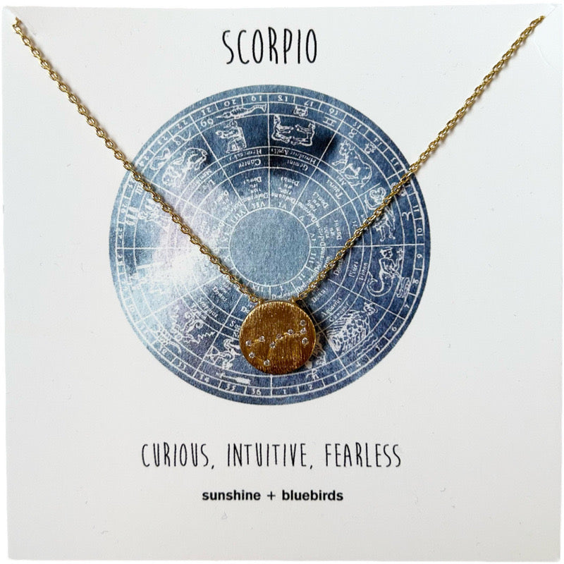 Zodiac Scorpio Necklace