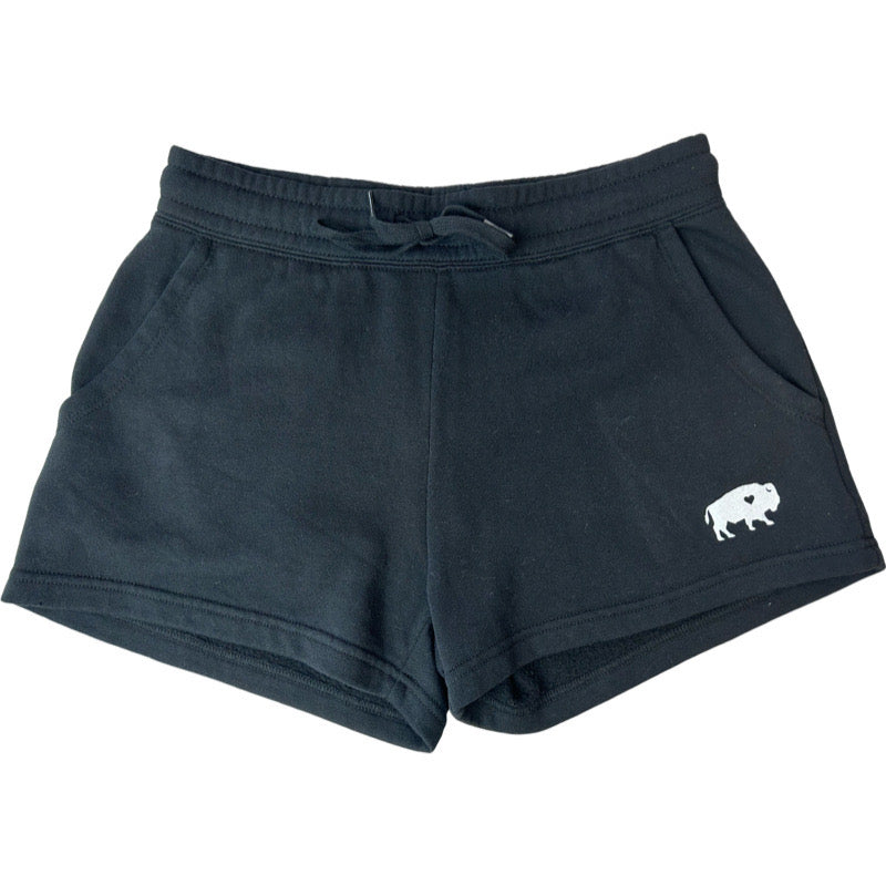 Standing Buffalo Shorts in Black