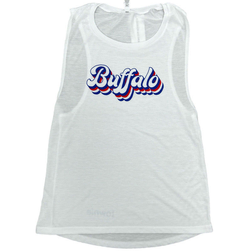 Vintage Buffalo Script Tank