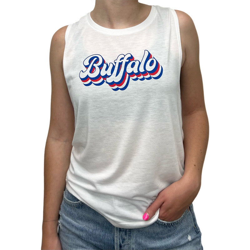 Vintage Buffalo Script Tank