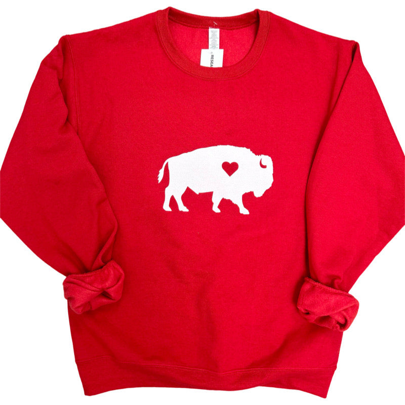Standing Buffalo Crew Sweatshirt