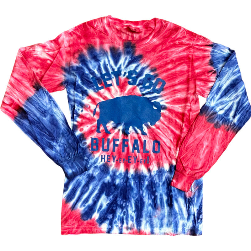 Let's Go Buffalo Tie Dye L/S