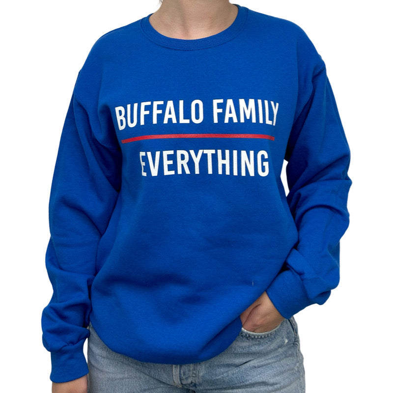 Buffalo Family Crew in Royal/RWB