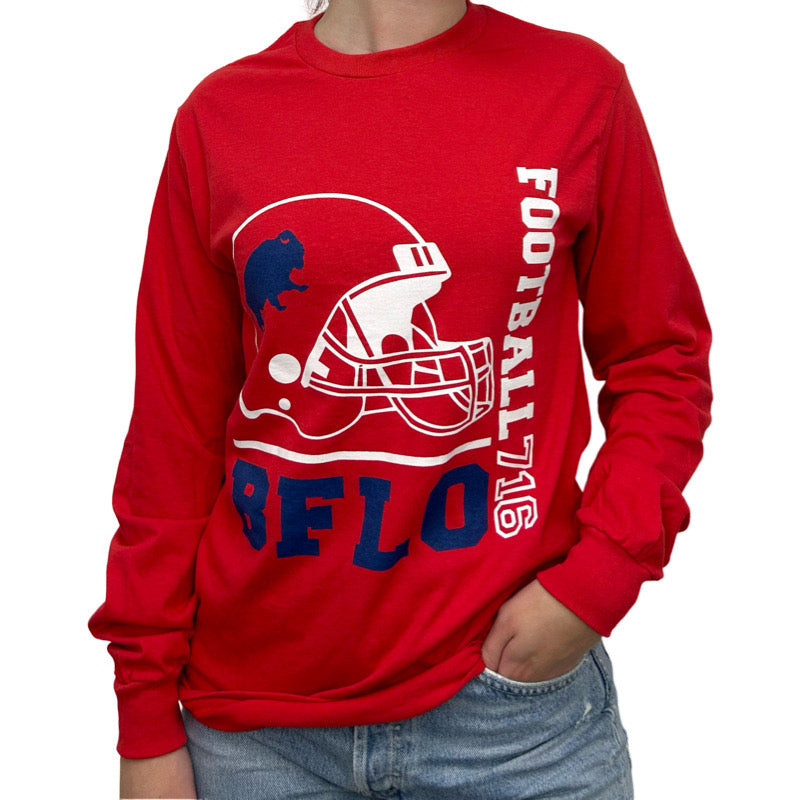 Buffalo Helmet Long Sleeve Tee