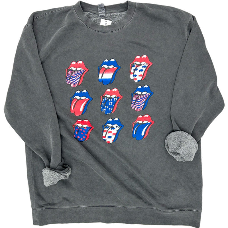 Lips Concert Crew Sweatshirt- Pre Order