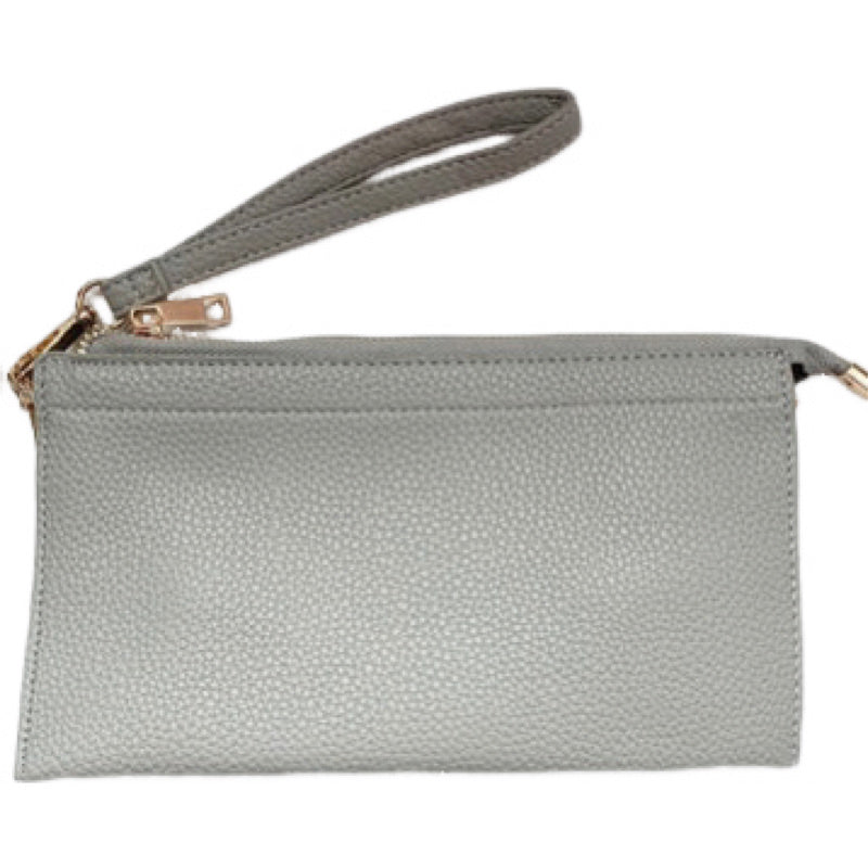 Perfect 3 Pocket Clutch Light Grey