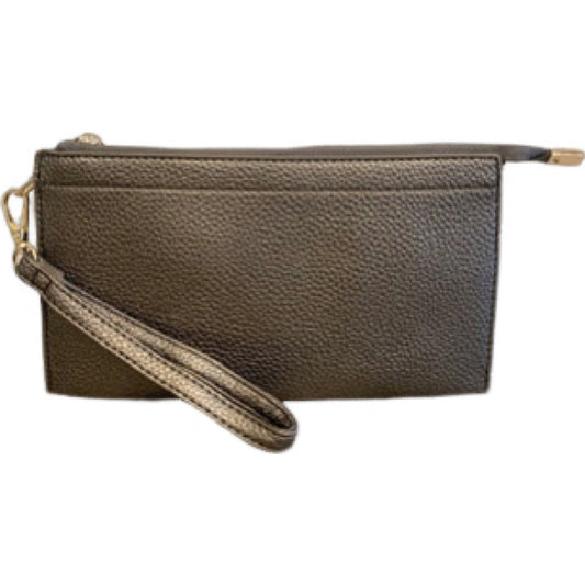 Perfect 3 Pocket Clutch Pewter