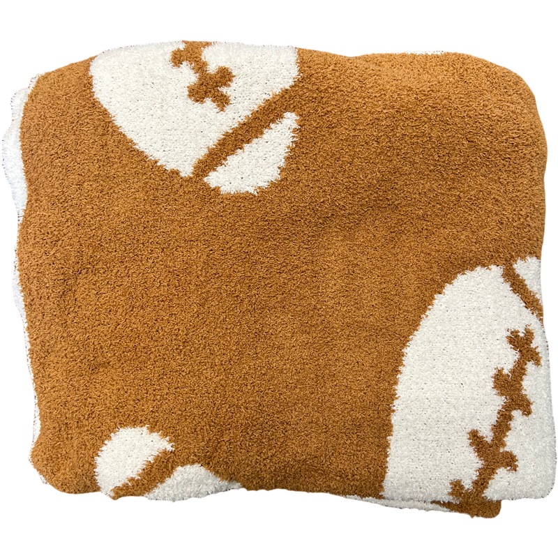 Football Plush Blanket