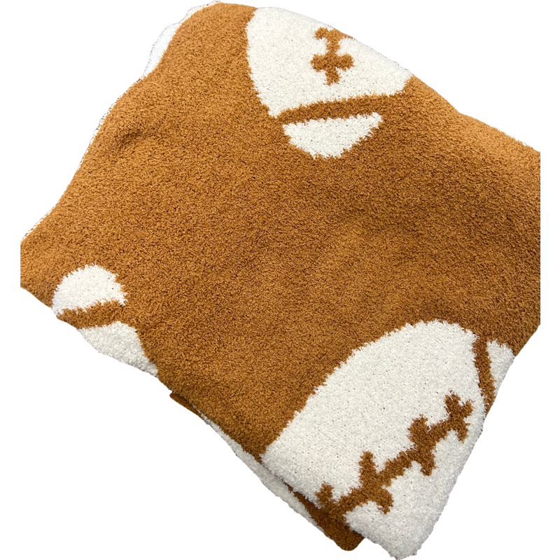 Football Plush Blanket