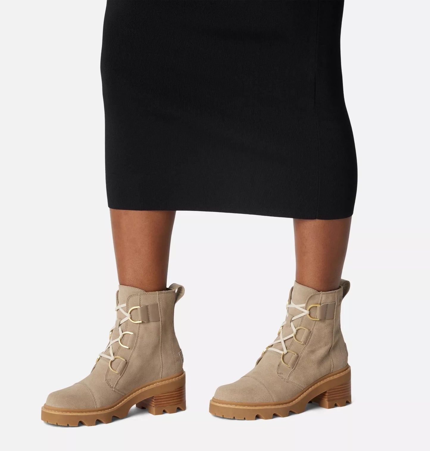 Joan Now Lace Boot in Omega Taupe