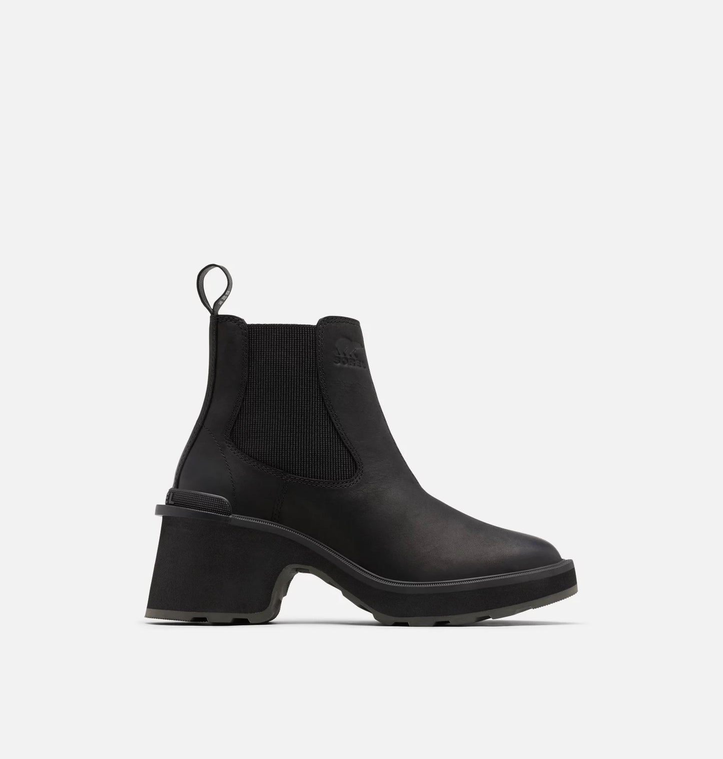 Hi-Line Heel Chelsea in Black