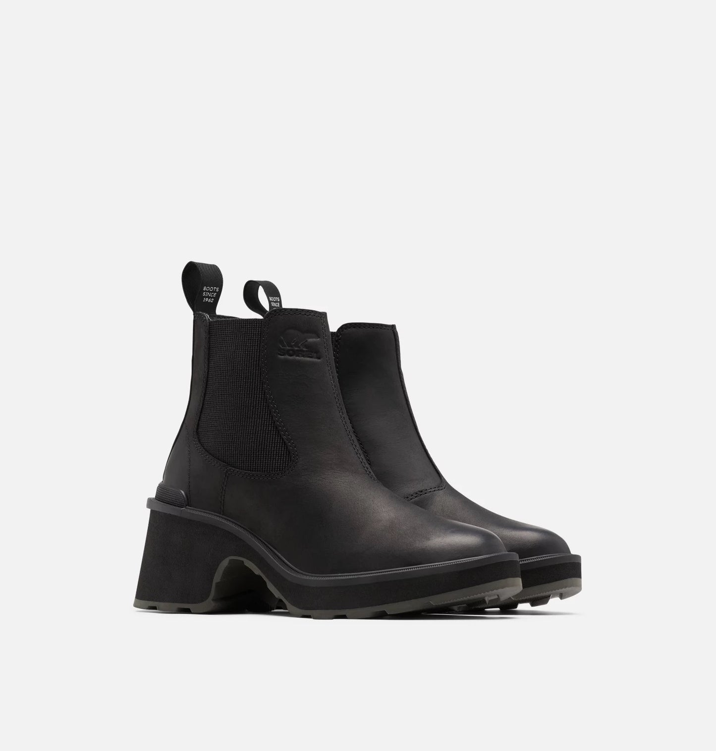Hi-Line Heel Chelsea in Black