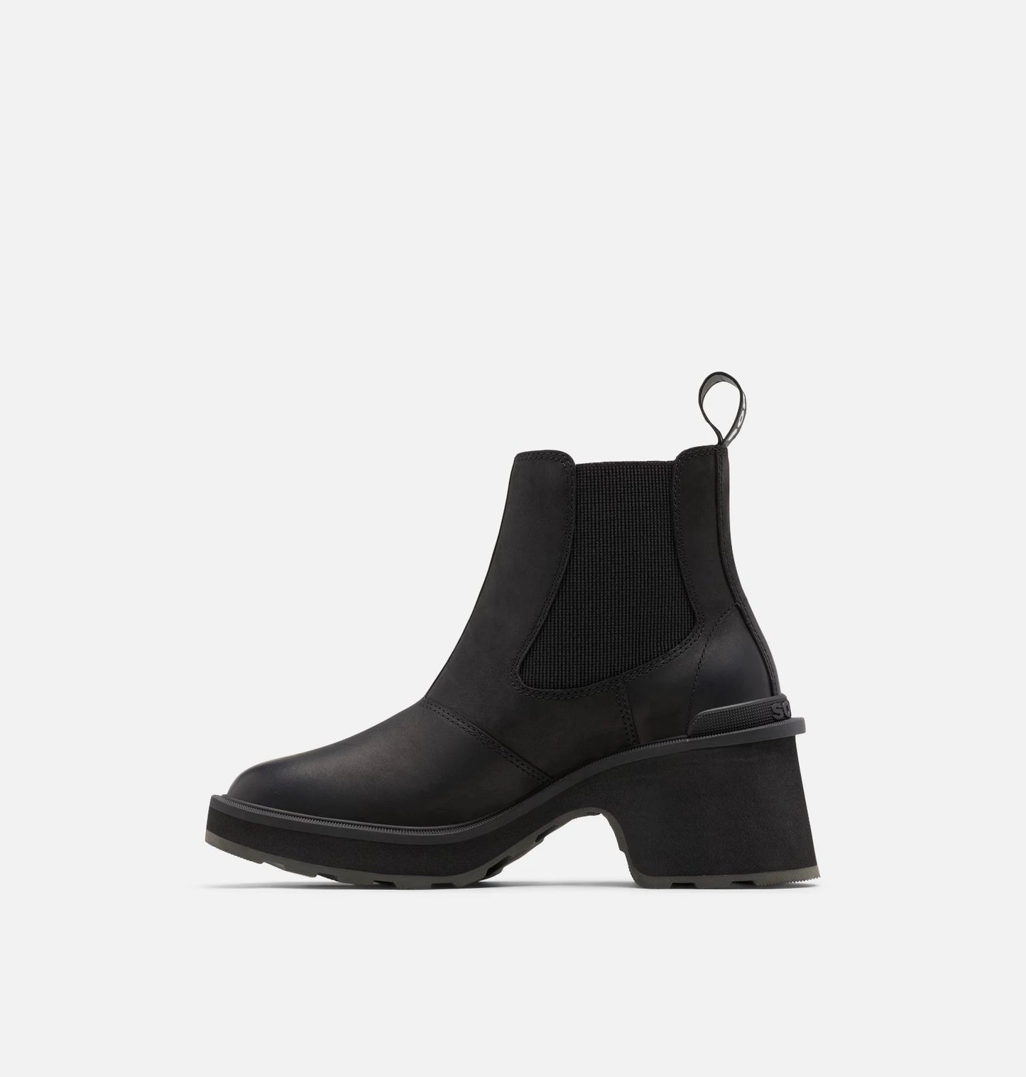 Hi-Line Heel Chelsea in Black