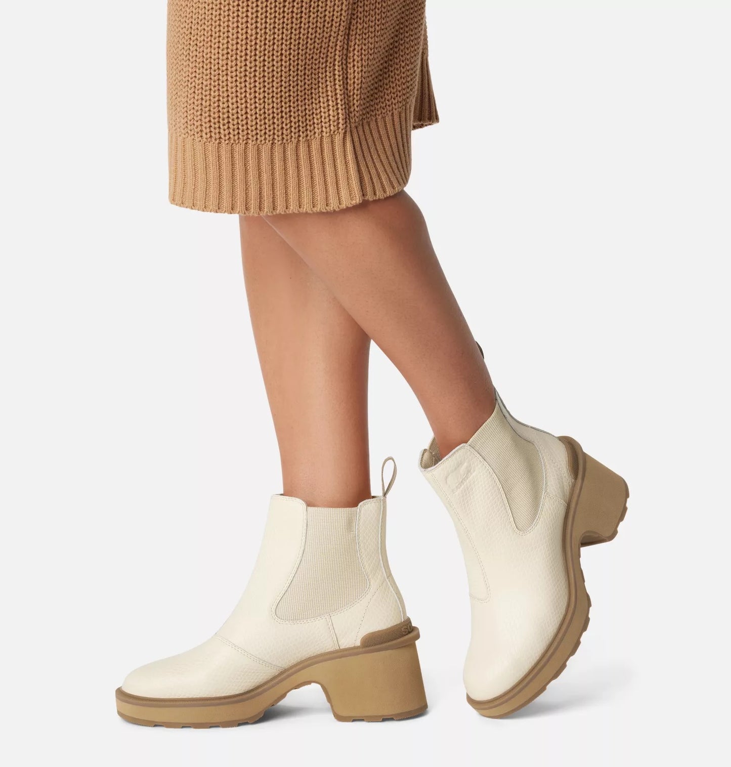 Hi-Line Heel Chelsea in Bleached Ceramic