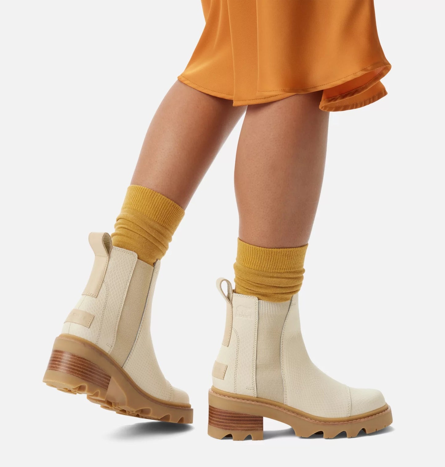 Joan Now Chelsea Boot in Bleached Ceramic