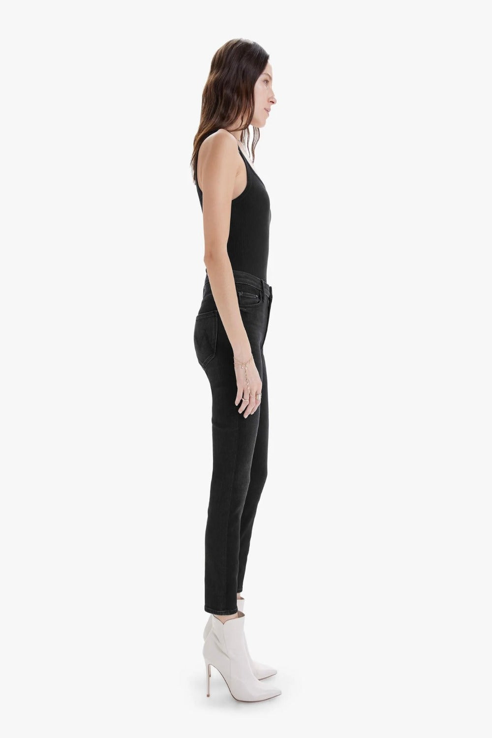 High Waisted Looker Ankle in Encounters at Night