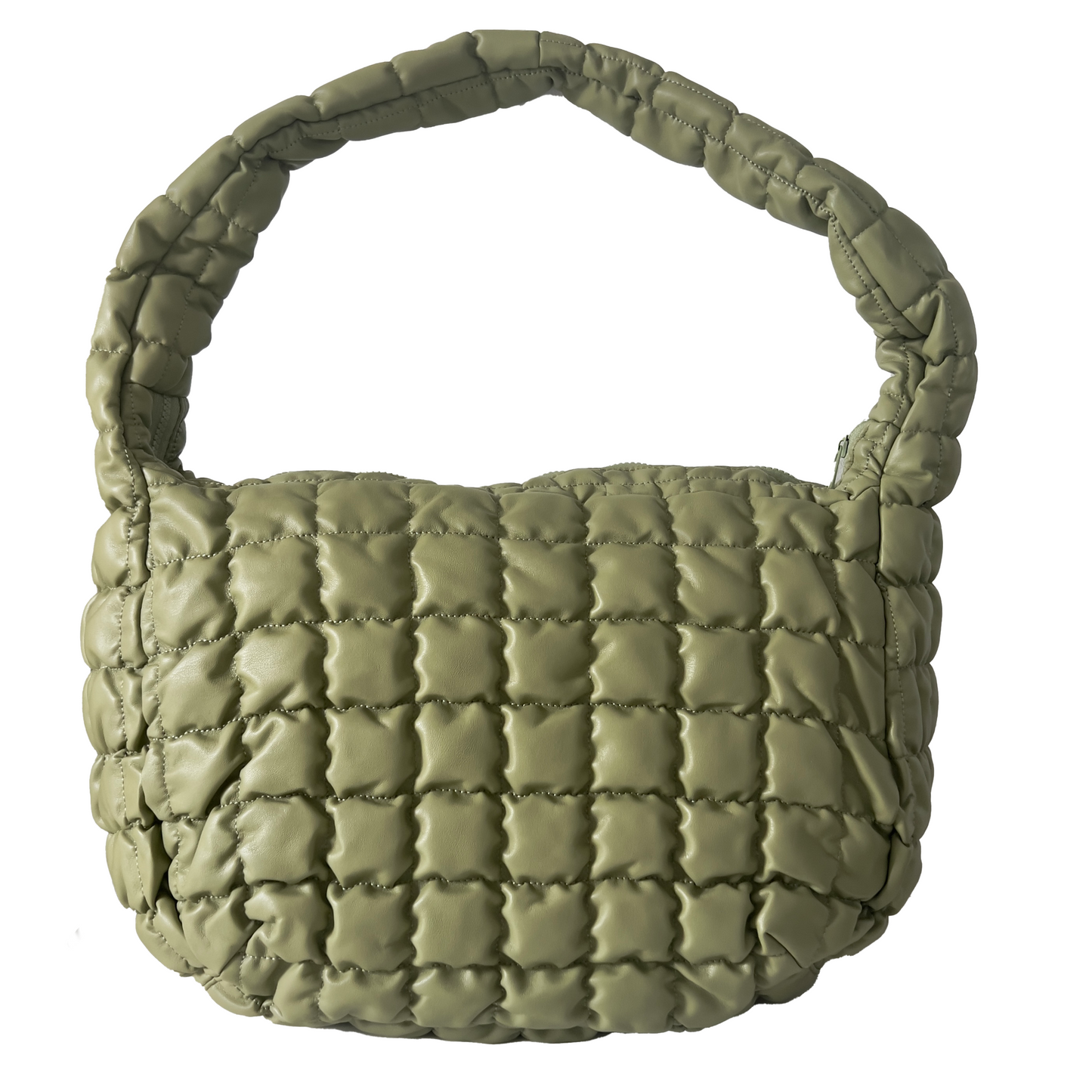 Vegan Carry All Quilted Bag in Sage