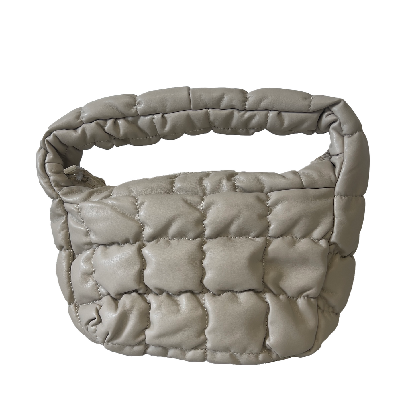 Vegan Carry All Quilt Bag Small in Ivory