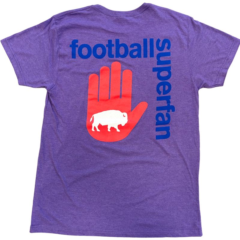 Super Fans SS Tee in Purple Rush