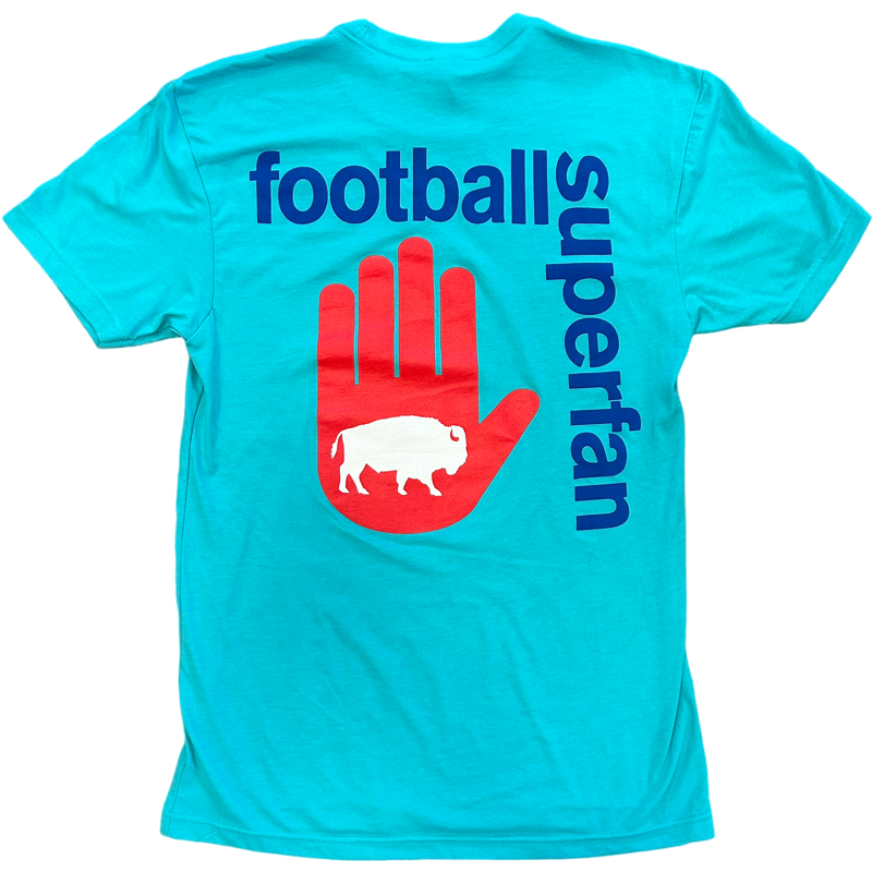 Super Fans SS Tee in Tahiti Blue